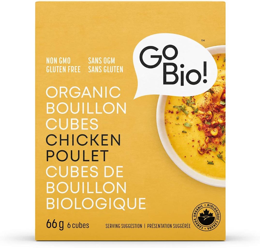 Go Bio Gluten Free Chicken Bouillon Cubes 6ct