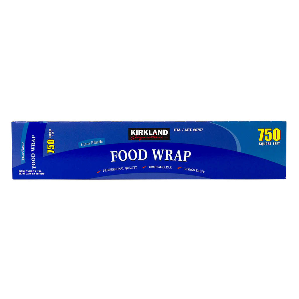 Kirkland Clear Plastic Food Wrap 750ft