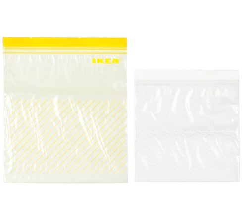 Ikea Ziploc Bags 2.5L x 25 + 1.2L x 25