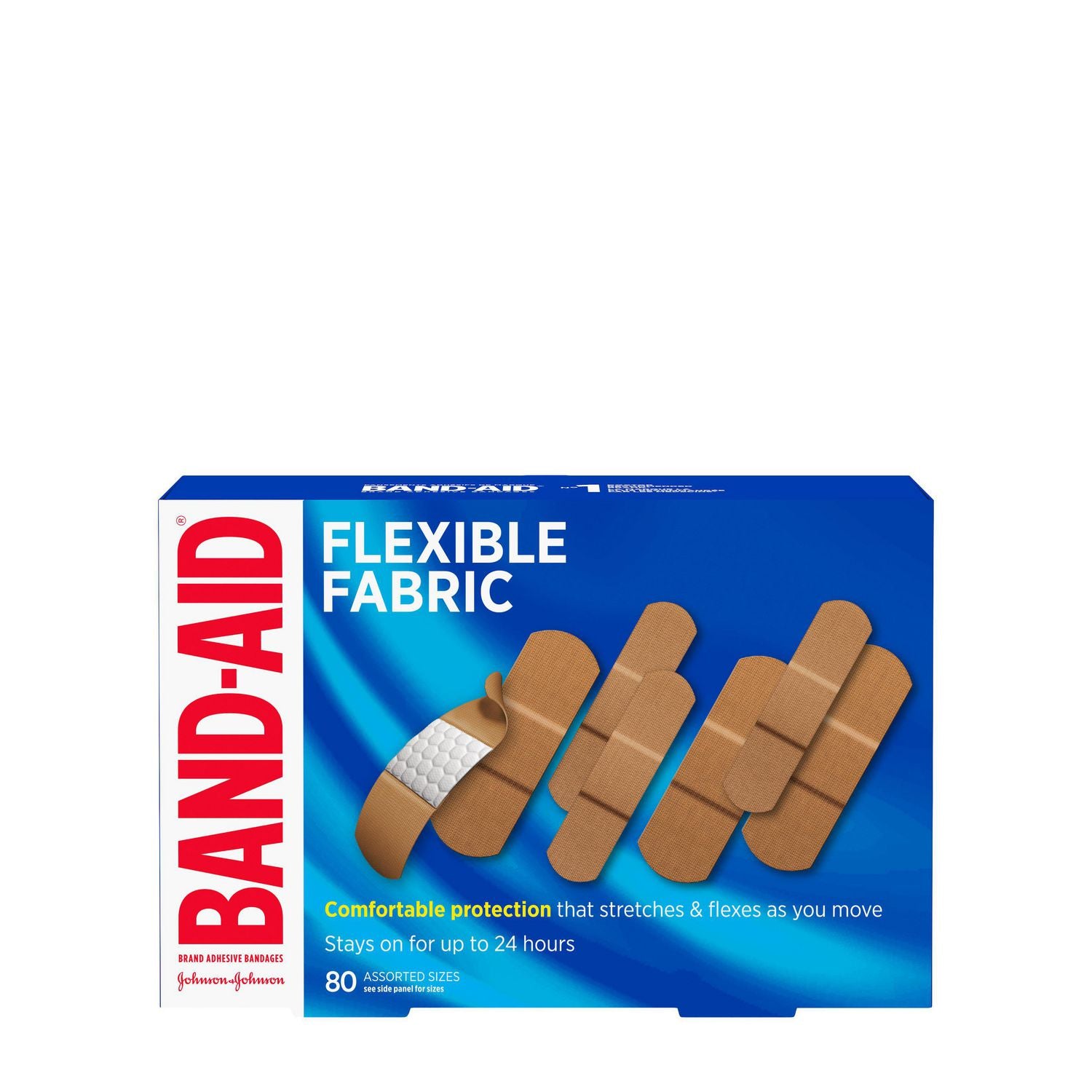 Johnson Flexible Fabric Band Aids 80ct