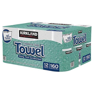 Kirkland 2-Ply 160 Sheet Paper Towel Rolls 12ct