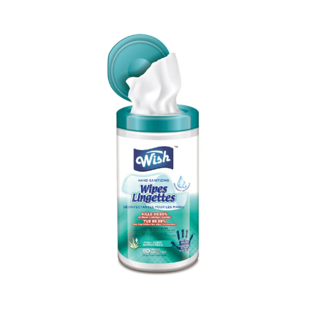 Wish Hand Sanitizing Wipes 80ct