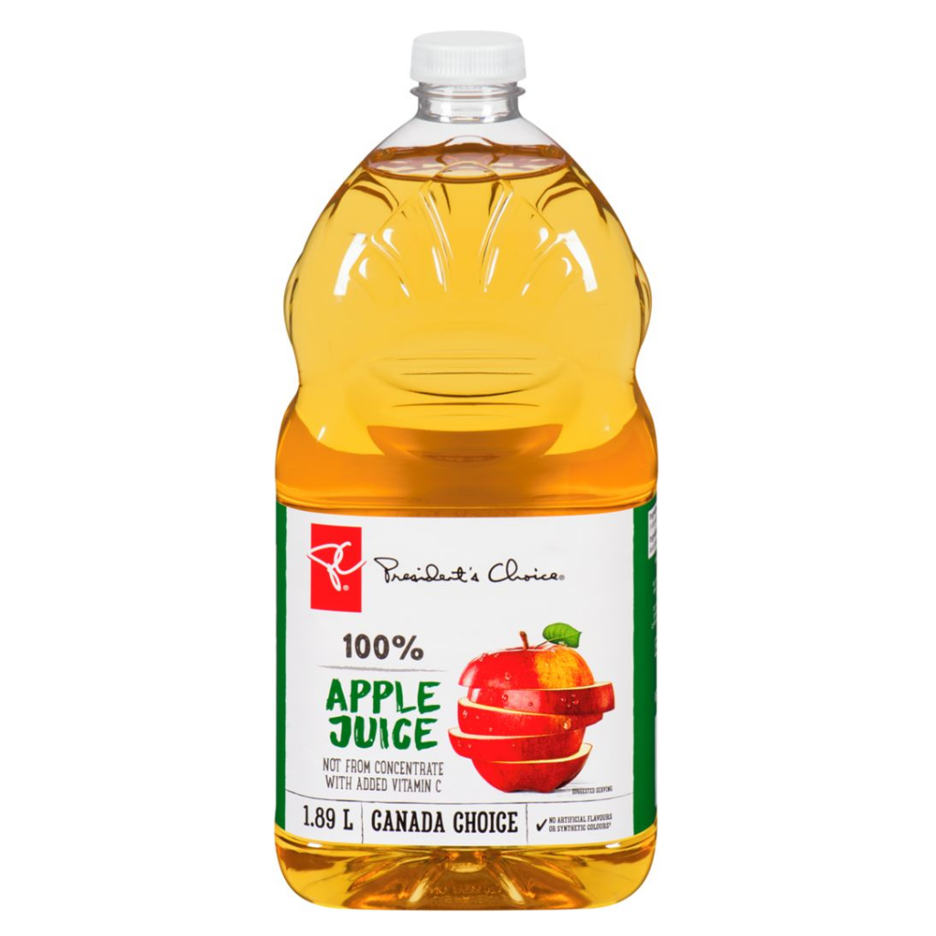 President's Choice 100% Apple Juice 1.89L