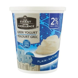 Our Finest Excellence 2% Greek Yogurt 750g