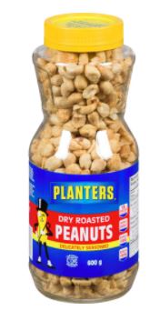 Planters Dry Roasted Peanuts 454g