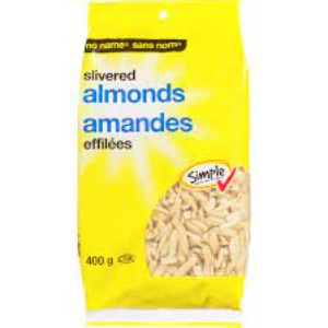 No Name Slivered Almonds 400g