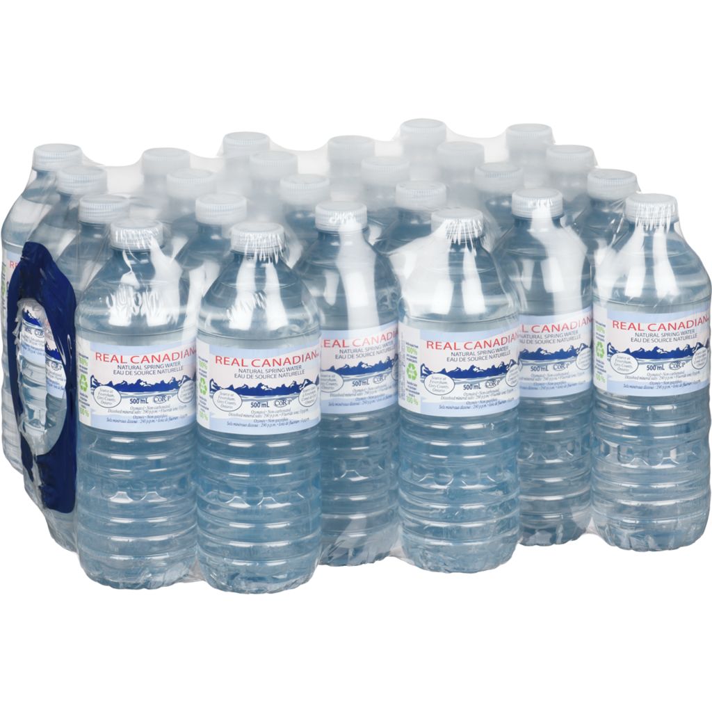 Real Canadian Spring Water Bottles 24ct