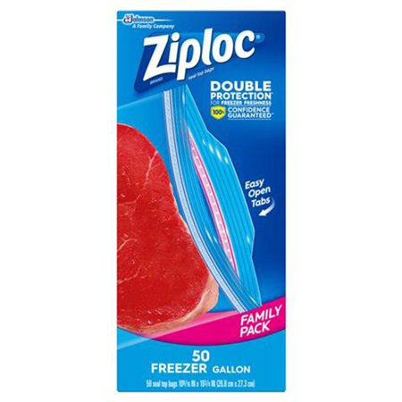 Ziploc Large Freezer Bags 50ct